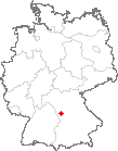 Karte Sachsen bei Ansbach